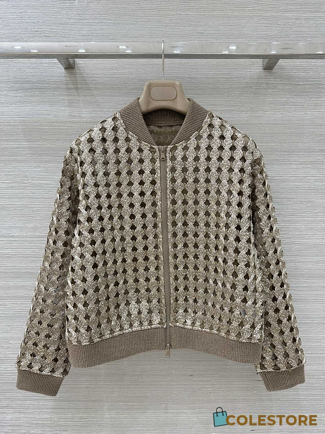 Colestore Brunello Cucinelli Dazzling Embroidery Bomber - 1