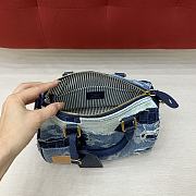 Colestore Louis Vuitton Speedy 25 Bandoulière Blue Denim M15276 25 x 15 x 15cm - 3