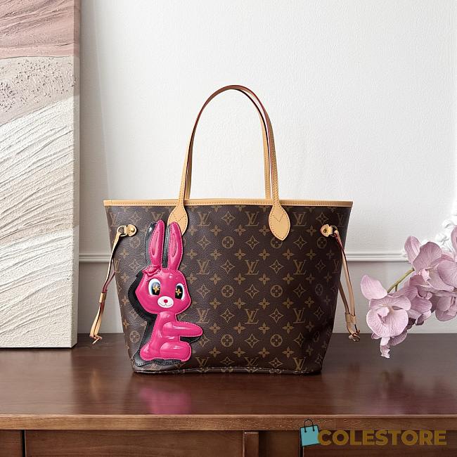 Colestore Louis Vuitton  x Sun Yitian Monogram Rabbit Neverfull MM M47200 31x28x14cm - 1