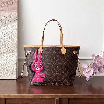Colestore Louis Vuitton  x Sun Yitian Monogram Rabbit Neverfull MM M47200 31x28x14cm
