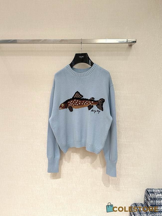 Colestore Dairy Boy The Fisherman's Daughter Sweater Bluepoint - 1
