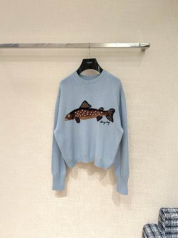Colestore Dairy Boy The Fisherman's Daughter Sweater Bluepoint