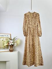 Colestore Zimmermann Leopard-Print Button-Front Dress  - 1