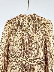 Colestore Zimmermann Leopard-Print Button-Front Dress  - 6