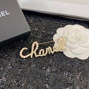 Colestore Chanel Classic Gold-Tone Brooch - 5