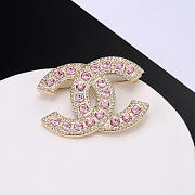 Colestore Chanel Black Letter Brooch – Classic & Elegant Design - 5