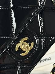Colestore Chanel Small Clutch with Chain High-Shine Calfskin & Gold Metal Black 18x4.5x13cm - 2