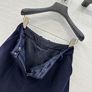 Colestore Chanel Shorts Wool & Cashmere Tweed Navy Blue - 6