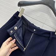 Colestore Chanel Shorts Wool & Cashmere Tweed Navy Blue - 4