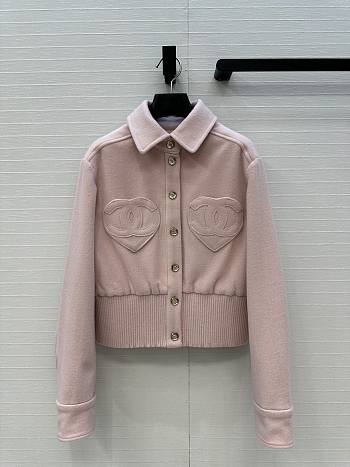 Colestore Chanel Blouson  Wool & Cashmere Tweed Light Pink
