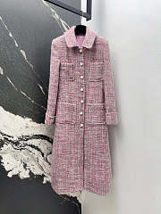 Colestore Chanel Coat Wool & Mohair Tweed  Pink, Ecru & Green - 1