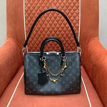 Colestore Louis Vuitton Speedy Bandoulière Soft 30 in Monogram Eclipse Canvas M15102 30 x 21 x 17cm