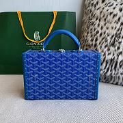 Colestore Goyard Grand Hôtel Trunk Bag Sky Blue 24.5x19x7.5cm - 1