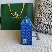 Colestore Goyard Grand Hôtel Trunk Bag Sky Blue 24.5x19x7.5cm - 5