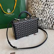Colestore Goyard Grand Hôtel Trunk Bag Black 24.5x19x7.5cm - 5