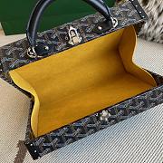 Colestore Goyard Grand Hôtel Trunk Bag Black 24.5x19x7.5cm - 4