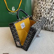 Colestore Goyard Grand Hôtel Trunk Bag Black 24.5x19x7.5cm - 2