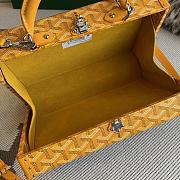 	 Colestore Goyard Grand Hôtel Trunk Bag Yellow 24.5x19x7.5cm - 5