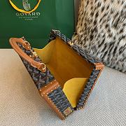 	 Colestore Goyard Grand Hôtel Trunk Bag Black & Tan 24.5x19x7.5cm - 4