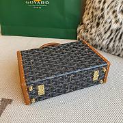	 Colestore Goyard Grand Hôtel Trunk Bag Black & Tan 24.5x19x7.5cm - 2
