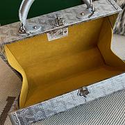 	 Colestore Goyard Grand Hôtel Trunk Bag Light Grey 24.5x19x7.5cm - 6