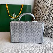 	 Colestore Goyard Grand Hôtel Trunk Bag Light Grey 24.5x19x7.5cm - 3