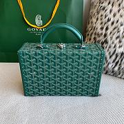 	 Colestore Goyard Grand Hôtel Trunk Bag Green 24.5x19x7.5cm - 1