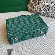 	 Colestore Goyard Grand Hôtel Trunk Bag Green 24.5x19x7.5cm - 6