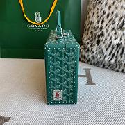 	 Colestore Goyard Grand Hôtel Trunk Bag Green 24.5x19x7.5cm - 4