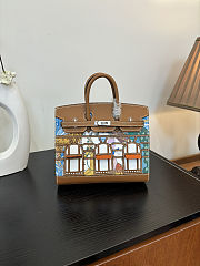 Colestore Hermes Birkin 20 Printed Togo Leather in Gold with Palladium Hardware 20cm - 1