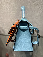Colestore Hermes Epsom Quelle Idole Kelly Doll Blue 16.5 x 11.5 x 7 cm - 5