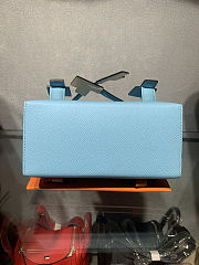 Colestore Hermes Epsom Quelle Idole Kelly Doll Blue 16.5 x 11.5 x 7 cm - 4