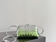 Colestore Bottega Veneta Concert Pouch Silver/Fresh Mint 18.5x11.5x8.5cm - 1