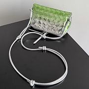 Colestore Bottega Veneta Concert Pouch Silver/Fresh Mint 18.5x11.5x8.5cm - 4