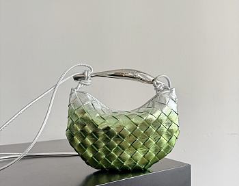 Colestore Bottega Veneta Baby Sardine Fresh Mint/Silver 20x12x2.5cm
