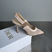 Colestore Dior J'Adior Slingback Pump Transparent Mesh and Beige Plumetis Heel 10.5cm - 6