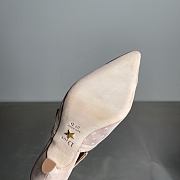 Colestore Dior J'Adior Slingback Pump Transparent Mesh and Beige Plumetis Heel 10.5cm - 4
