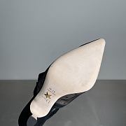 Colestore Dior J'Adior Slingback Pump Transparent Mesh and Black Plumetis Heel 10.5cm - 5