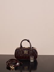 Colestore Miu Miu Regular Arcadie Matelassé Nappa Leather Bag Brown 22x10.5x7.5cm - 1