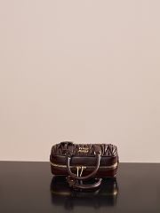 Colestore Miu Miu Regular Arcadie Matelassé Nappa Leather Bag Brown 22x10.5x7.5cm - 2