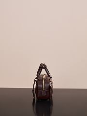 Colestore Miu Miu Regular Arcadie Matelassé Nappa Leather Bag Brown 22x10.5x7.5cm - 3