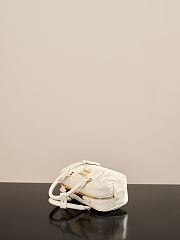 Colestore Miu Miu Regular Arcadie Matelassé Nappa Leather Bag White 22x10.5x7.5cm - 6