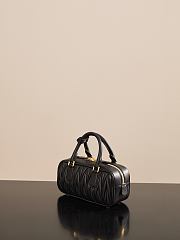 Colestore Miu Miu Regular Arcadie Matelassé Nappa Leather Bag Black 22x10.5x7.5cm - 5
