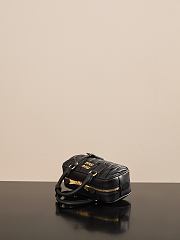 Colestore Miu Miu Regular Arcadie Matelassé Nappa Leather Bag Black 22x10.5x7.5cm - 4