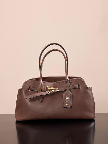 Colestore Miu Miu Aventure Nappa Leather Bag Briarwood Large 44x22.5x14.5cm