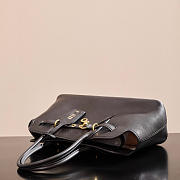 	 Colestore Miu Miu Aventure Nappa Leather Bag Black Large 44x22.5x14.5cm - 6