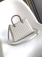 Colestore Bvlgari Serpentine Duo Top Handle White 21.5x15x6cm - 5