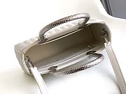 Colestore Bvlgari Serpentine Duo Top Handle White 21.5x15x6cm - 2