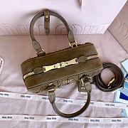 Colestore Miu Miu Arcadie Matelassé Suede Bag Brown 22x10.5x7.5cm - 5