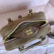 Colestore Miu Miu Arcadie Matelassé Suede Bag Brown 22x10.5x7.5cm - 6